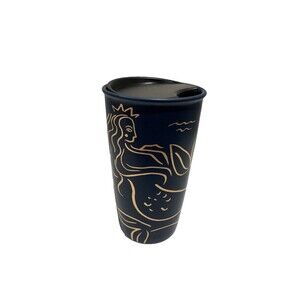 Starbucks Golden Mermaid Siren 2017 Anniversary 12oz Ceramic Tumbler Mug